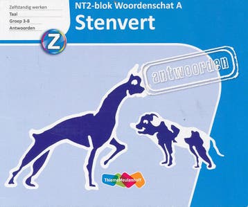 Stenvert Antwoorden NT2 Blok Woordenschat A, Boeken, Schoolboeken, Verzenden, Nieuw