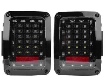 SK-Import Achterlichten Black Housing Jeep Wrangler, Ophalen of Verzenden, Nieuw, Jeep