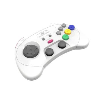 Retro-Bit SEGA Saturn 2.4G Wireless Pro Controller White, Verzenden, Nieuw