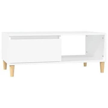 VidaXl salontafel, wit, 90 x 50 x 36,5 cm, Diversen, Ophalen, Nieuw