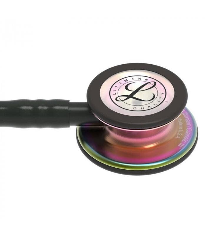 Littmann® Classic III Stethoscope - zwart - rainbow, Diversen, Verpleegmiddelen, Nieuw, Verzenden