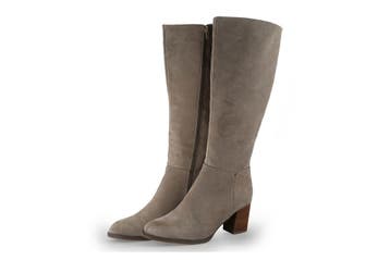 Nelson Laarzen in maat 39 Beige, Kleding | Dames, Schoenen, Hoge laarzen, Verzenden, Beige, Zo goed als nieuw