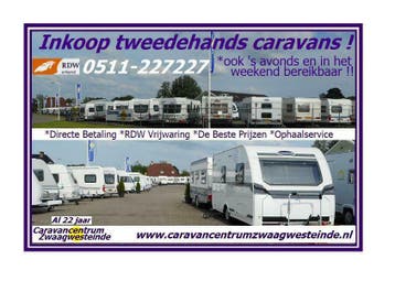 Inkoop Alle Merken Caravans !RDW-ERKEND ! SNEL EN VERTROUWD!