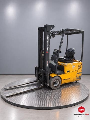 Jungheinrich EFG115 elekt. heftruck 1.450kg Triplex Sideshif, Jungheinrich, Heftruck, Ophalen of Verzenden, 1000 tot 2000 kg