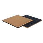 Rubber tegel 50 x 50 cm - 55 mm dik - UV-bestendig - Beige, Tuin en Terras, Verzenden, Nieuw