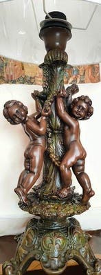 Tafellamp - Metaal, Brons - Vintage tafellamp