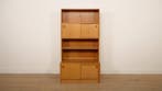 Vintage wandkast | Boekenkast | Eiken | Schuifdeuren, Huis en Inrichting, Kasten | Wandmeubels, Ophalen of Verzenden, Nieuw