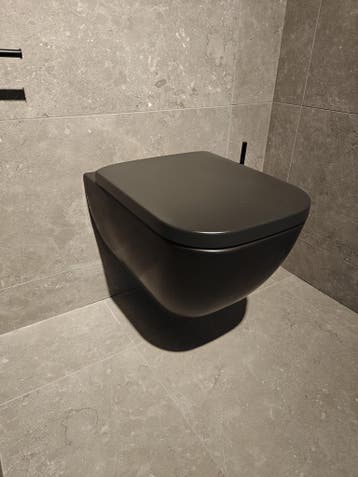 Wandcloset antraciet Duravit Happy D.2 - 0014 0056, Ophalen, Nieuw, Toilet
