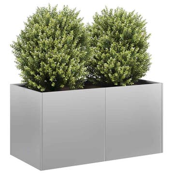 vidaXL Plantenbak 80x40x40 cm gegalvaniseerd staal, Tuin en Terras, Verzenden, Nieuw, Metaal