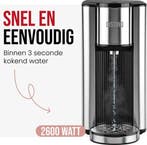 2dekans | DistinQ Heetwaterdispenser - 2.5L - RVS - BPA vrij, Ophalen of Verzenden, Zo goed als nieuw