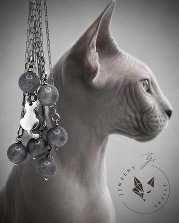 Designer sieraad - Labradoriet - Zilver 925 - Certificaat -