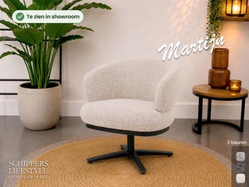 Chique eetkamerstoel Martijn, Nieuw, Overige kleuren, Eén