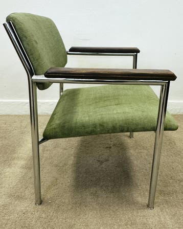 Mid century / Bauhaus lounge chair, Huis en Inrichting, Ophalen, Mid century, Minder dan 75 cm, Zo goed als nieuw
