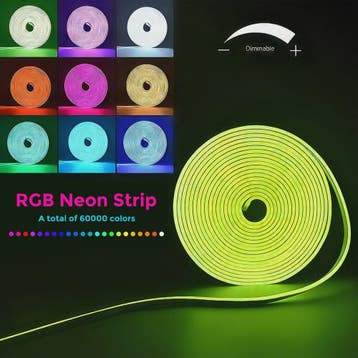Flexibele RGB LED Neon Touwverlichting 30M/20M - App/Remote, Verzenden, Nieuw