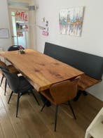 Vergadertafel | Unieke Boomstamtafels | Eyecatcher voor kant, Huis en Inrichting, Tafels | Eettafels, Ophalen of Verzenden, Nieuw