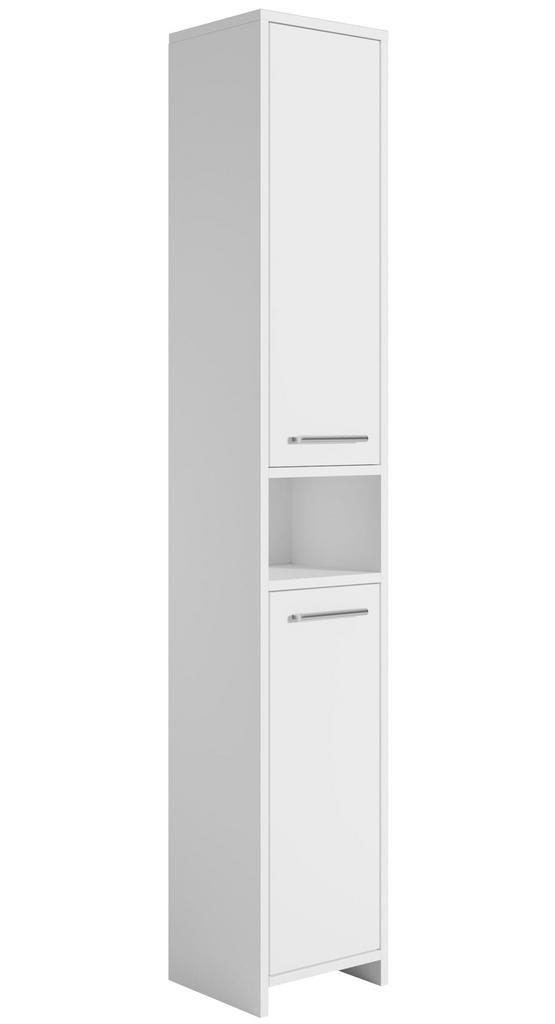 Badkamerkast Nemo 32 x 29 x 190 cm Wit Staande Kolomkast, Huis en Inrichting, Badkamer | Badkamermeubels, Nieuw, (Half)hoge kast