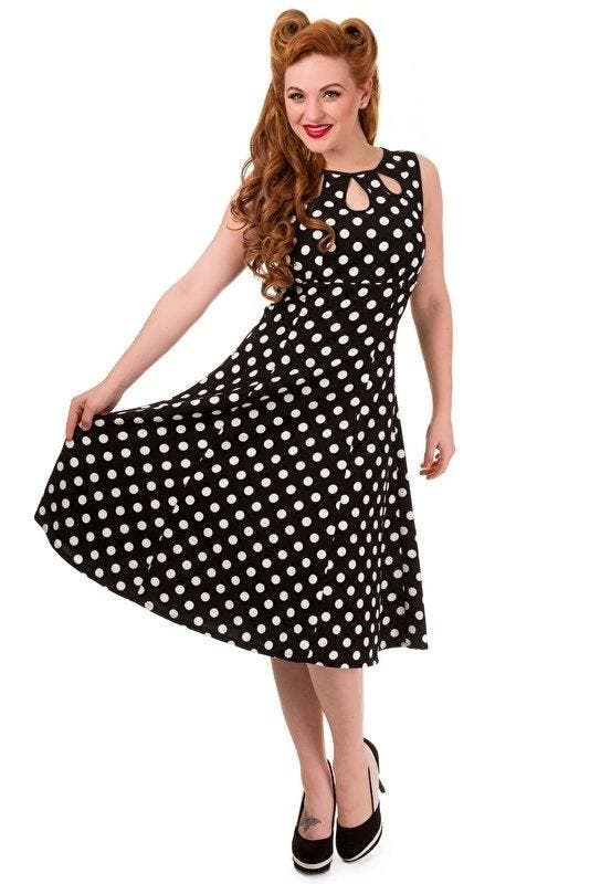 Banned, Songbird Dress in Black in xsmall., Kleding | Dames, Jurken, Nieuw, Verzenden