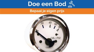 Bieden: Seachoice VDO engine oil pressure gauge, Ophalen of Verzenden, Nieuw, Motor en Techniek, Zeilboot of Motorboot