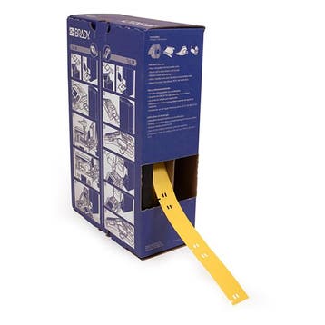 Brady BM-10x75-7643-YL polyurethaan tags geel 10 mm x 75 mm, Verzenden, Nieuw, Brady