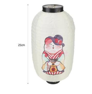 Japanse Lucky Cat Hanglantaarn – Restaurant Decoratie 25 cm, Verzenden, Nieuw