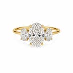 Zonder minimumprijs - Ring - 14 karaat Geel goud - 4.00ct., Nieuw