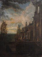 Italiaanse school (XVIII) - Vista veneciana