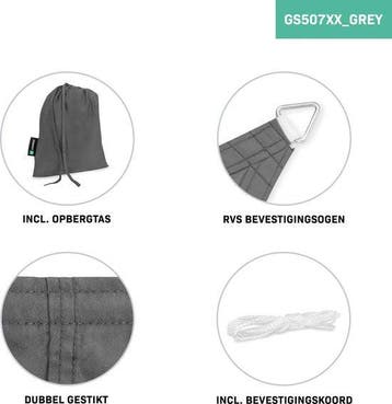 2dekans | VONROC Premium Schaduwdoek - Tarp - Rechthoek -, Ophalen of Verzenden, Zo goed als nieuw