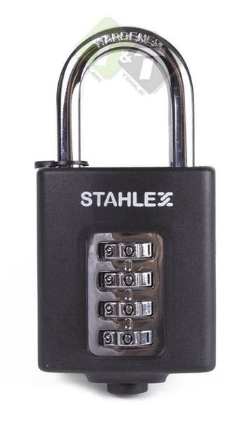 Hangslot Stahlex 50 Mm, Cijferslot, Cijferhangslot, Ophalen of Verzenden, Nieuw, Koper of Messing, Overige typen