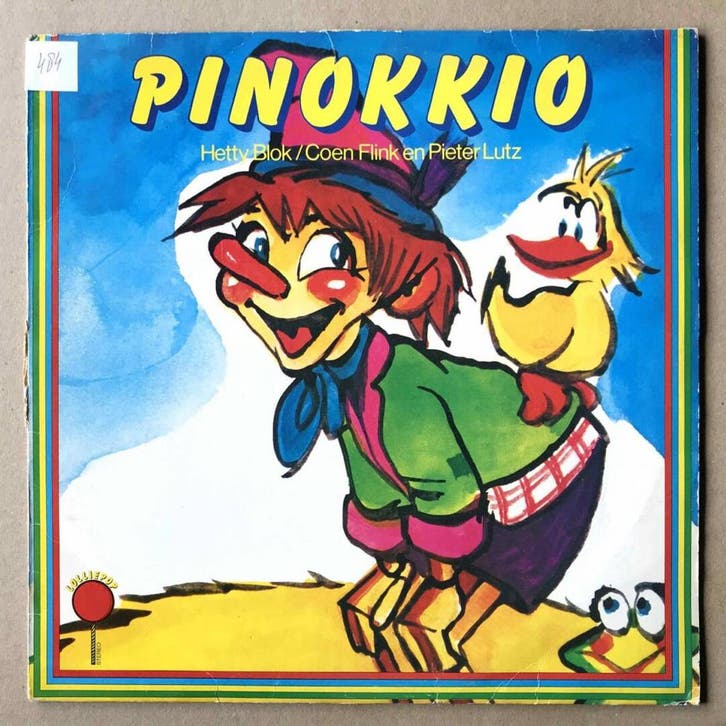 Hetty Blok, Coen Flink, Pieter Lutz – Pinokkio (1-12-Vinyl-, Cd's en Dvd's, Vinyl | Kinderen en Jeugd, Ophalen of Verzenden