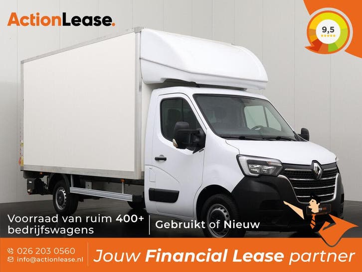 Renault Master Bakwagen L5 H1 2023 Diesel Handgeschakeld, Auto's, Renault, Lease, Zwart, Handgeschakeld, Financial lease, BTW verrekenbaar