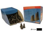 Oortips Zwart 4 mm volwassenen voor Heine otoscoop, Verzenden, Nieuw