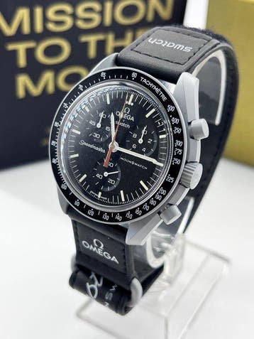 Omega x Swatch - Mission to Moonshine Gold - Zonder, Nieuw