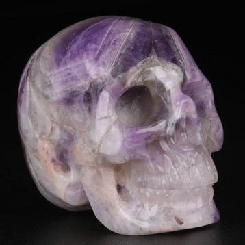 91 g, 5,10 × 3,90 cm, echter Magic Amethyst Dream Cevron