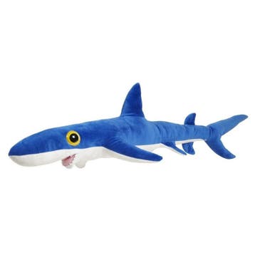 Pluche haai knuffel - blauw - 60 cm - zeedieren knuffel, Verzenden, Nieuw