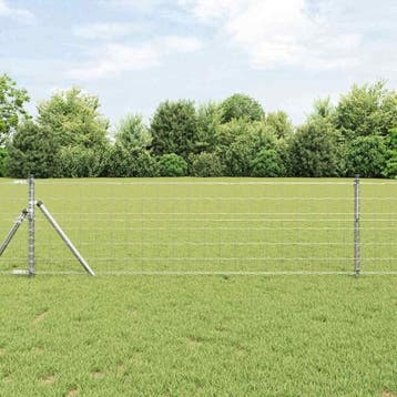 vidaXL Euro-hek met grondbevestiging 50 x 0,6 m, Verzenden, Nieuw, IJzer