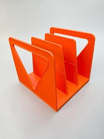 Tijdschriftenhouder - Plastic - Zweden - Esselte - 1970s