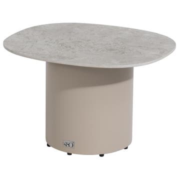 Sofie lounge tuintafels set van 2 keramisch blad latte 4, Tuin en Terras, Tuintafels, Ophalen of Verzenden, Nieuw