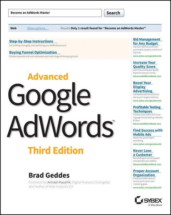 Advanced Google AdWords 9781118819562 Brad Geddes, Boeken, Taal | Engels, Gelezen, Verzenden