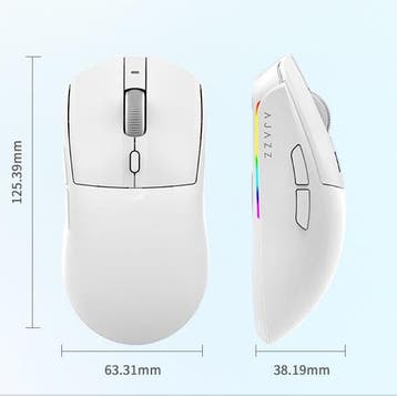 Lichtgewicht Draadloze Gaming Muis 1000Hz met 12.000 DPI, Computers en Software, Muizen, Verzenden, Nieuw