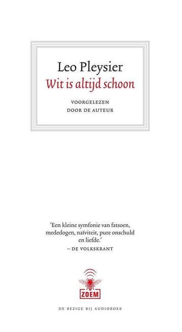 Wit is altijd schoon, Ophalen of Verzenden, Nieuw