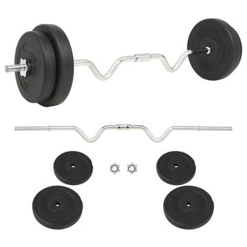 vidaXL Halterset 30 kg, Verzenden, Nieuw