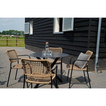 Kara tuinstoel naturel, Huis en Inrichting, Stoelen, Ophalen of Verzenden, Nieuw