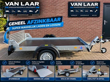 Nieuw Geheel afzinkbare verlaagbare aanhangwagen aanhanger, Auto diversen, Ophalen, Nieuw