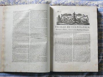 Parmentier Cadet-Devaux - La Feuille du Cultivateur 1794 -