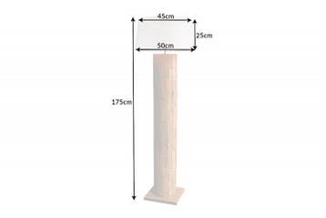 Lampenkap 45x25x50cm kegelvormig linnen naturel voor staande, Ophalen of Verzenden, Nieuw