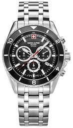Swiss Alpine Military 7034.9137 Sierra Chrono horloge, Overige merken, Staal, Verzenden, Polshorloge