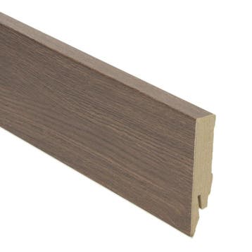 Rechte folieplint 70x14 vintage eiken donkervernist, Overige materialen, Verzenden, 50 tot 150 cm, Overige typen