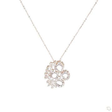 Hanger - 14 karaat Roségoud - 2.61ct. tw. Diamant