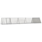 vidaXL Konijnenhok 504,5x80,5x71 cm gegalvaniseerd staal, Verzenden, Nieuw
