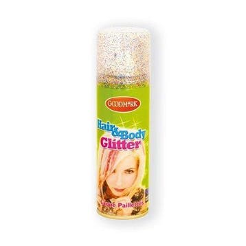 Haarspray kleur glitter multicolor (goodmark), Verzenden, Nieuw, Feestartikel